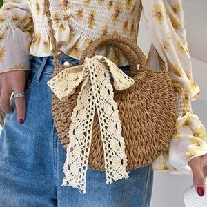 Small Straw Rattan Bag